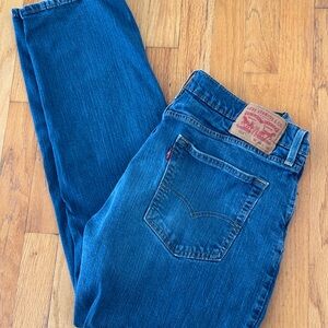 Levis 514 Jeans Men 36x30 Blue Straight Fit American Denim Pants